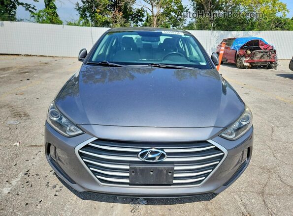 5NPD84LFXJH280483 2018 HYUNDAI ELANTRA Blue Widok z tyłu