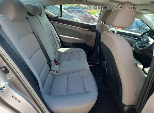 5NPD84LFXJH280483 2018 HYUNDAI ELANTRA Blue Widok wnętrza z tyłu