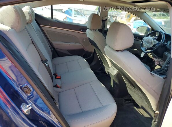 5NPD84LFXJH284324 2018 HYUNDAI ELANTRA Синий Вид задних сидений