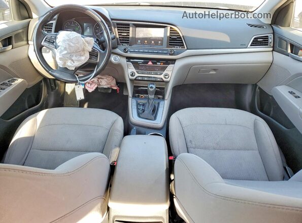 5NPD84LFXJH284324 2018 HYUNDAI ELANTRA Синий Вид панели приборов