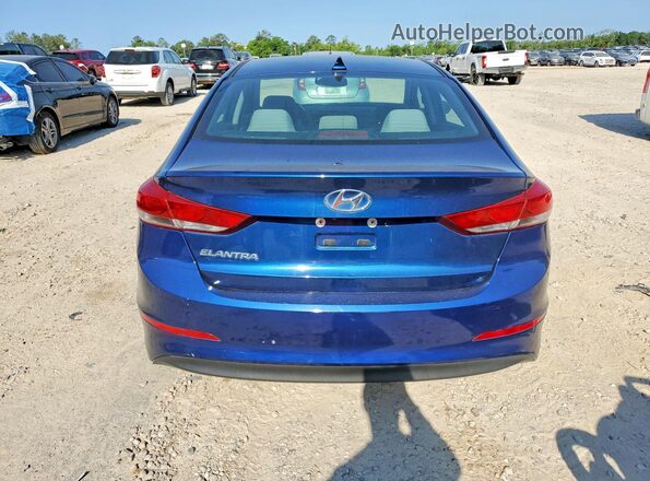 5NPD84LFXJH284324 2018 HYUNDAI ELANTRA Синий Вид сзади