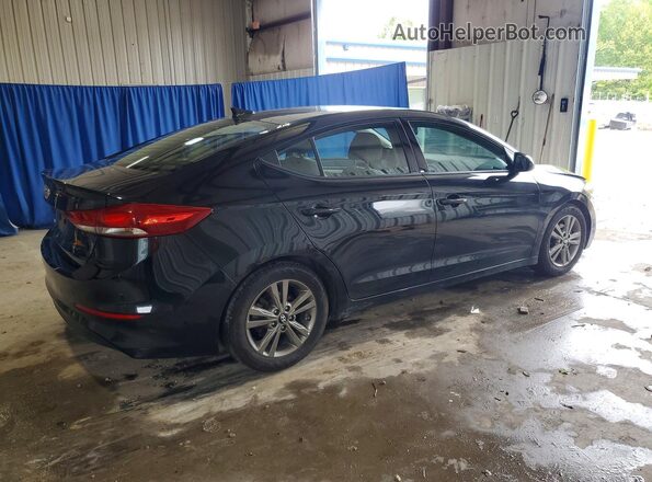 5NPD84LFXJH291290 2018 HYUNDAI ELANTRA Black უკანა მარჯვენა
