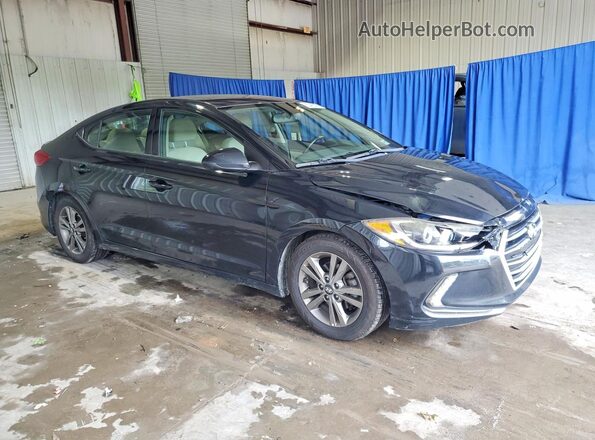 5NPD84LFXJH291290 2018 HYUNDAI ELANTRA Black წინა მარჯვენა