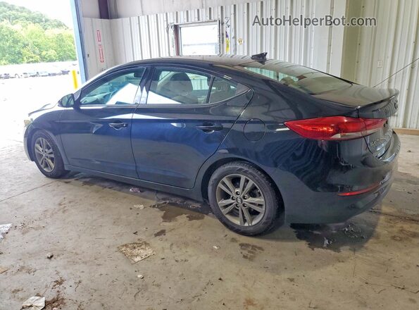 5NPD84LFXJH291290 2018 HYUNDAI ELANTRA Black უკანა მარცხენა