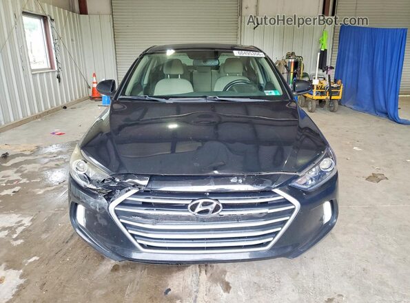 5NPD84LFXJH291290 2018 HYUNDAI ELANTRA Black წინა ხედი
