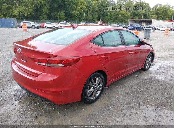 5NPD84LFXJH303423 2018 HYUNDAI ELANTRA Red Задня права чверть