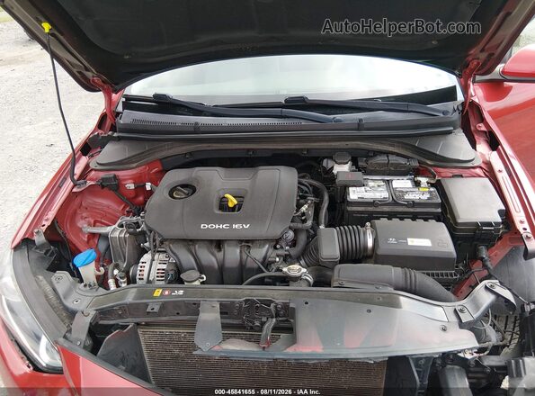 5NPD84LFXJH303423 2018 HYUNDAI ELANTRA Red Вид ззаду