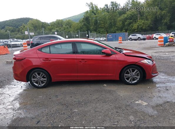 5NPD84LFXJH303423 2018 HYUNDAI ELANTRA Red Вид задньої частини салону