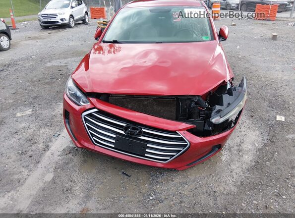 5NPD84LFXJH303423 2018 HYUNDAI ELANTRA Red Вид спереду