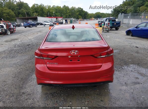 5NPD84LFXJH303423 2018 HYUNDAI ELANTRA Red 