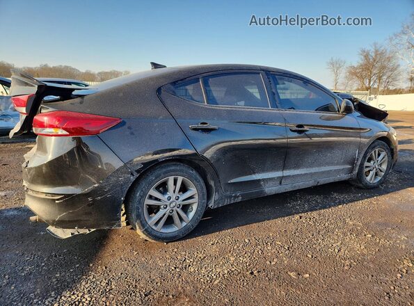 5NPD84LFXJH304023 2018 HYUNDAI ELANTRA Black Trasero derecho