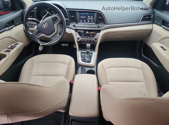 5NPD84LFXJH304023 2018 HYUNDAI ELANTRA Black Vista del salpicadero