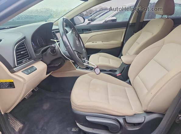5NPD84LFXJH304023 2018 HYUNDAI ELANTRA Black Vista interior delantera