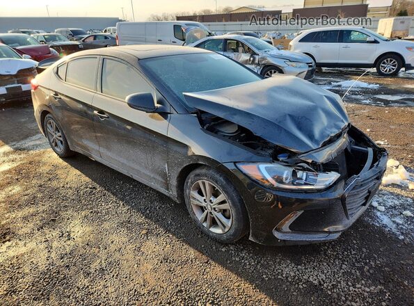 5NPD84LFXJH304023 2018 HYUNDAI ELANTRA Black Delantero derecho