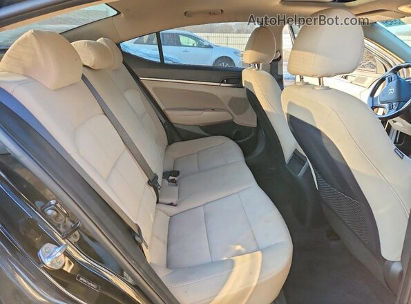 5NPD84LFXJH304023 2018 HYUNDAI ELANTRA Black Vista de los asientos traseros