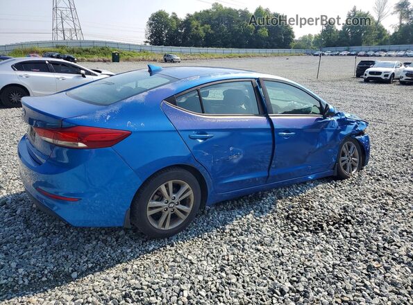 5NPD84LFXJH310405 2018 HYUNDAI ELANTRA Blue Tył prawy