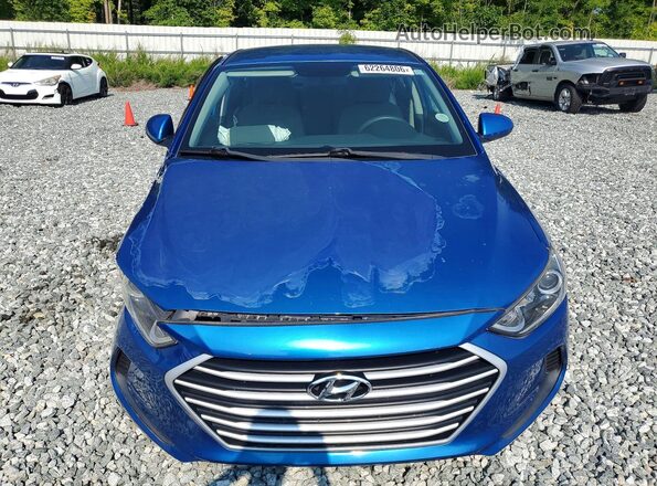 5NPD84LFXJH310405 2018 HYUNDAI ELANTRA Blue Widok z przodu