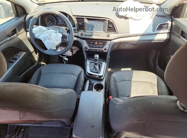 5NPD84LFXJH323199 2018 HYUNDAI ELANTRA Gray Widok deski rozdzielczej