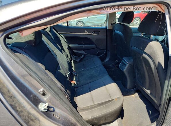 5NPD84LFXJH323199 2018 HYUNDAI ELANTRA Gray Widok tylnych siedzeń