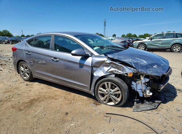 5NPD84LFXJH323199 2018 HYUNDAI ELANTRA Gray Przód prawy