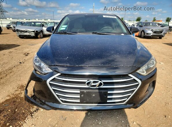 5NPD84LFXJH341427 2018 HYUNDAI ELANTRA Black Vista frontal