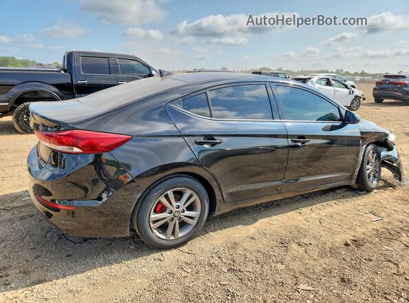 5NPD84LFXJH341427 2018 HYUNDAI ELANTRA Black Trasero derecho