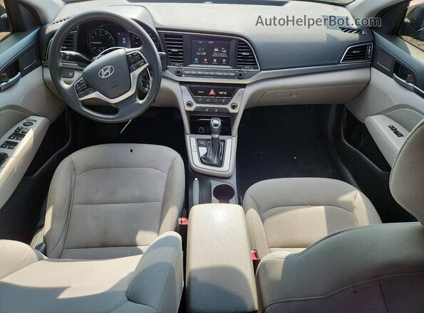 5NPD84LFXJH341427 2018 HYUNDAI ELANTRA Black Vista del salpicadero