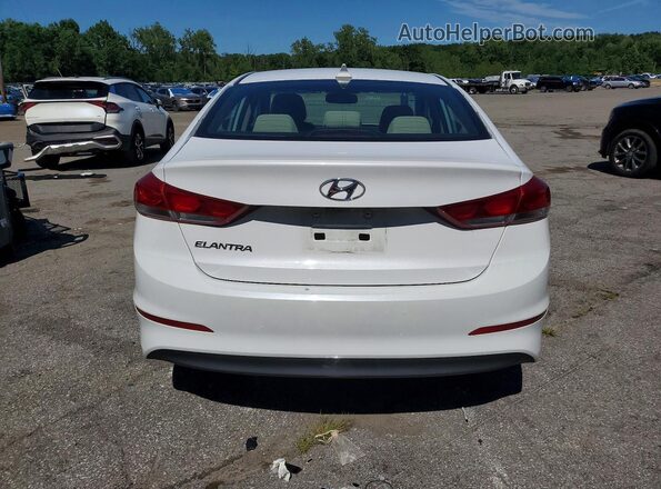 5NPD84LFXJH343596 2018 HYUNDAI ELANTRA White Widok z tyłu