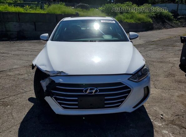5NPD84LFXJH343596 2018 HYUNDAI ELANTRA White Widok z przodu
