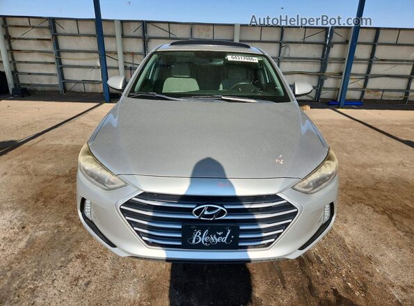 5NPD84LFXJH357854 2018 HYUNDAI ELANTRA Silver Вид спереду