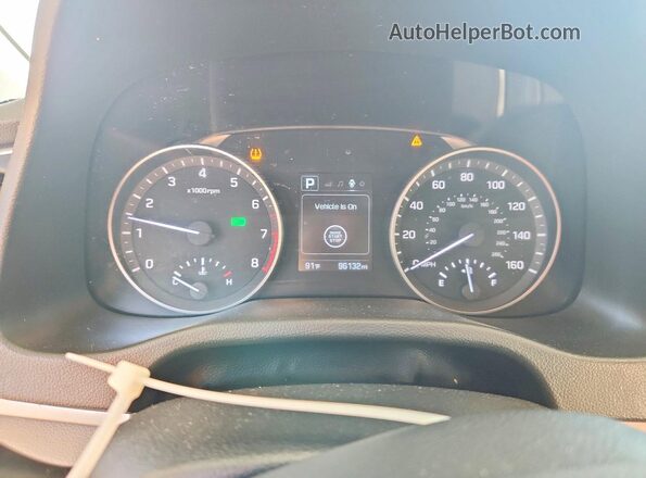 5NPD84LFXJH357854 2018 HYUNDAI ELANTRA Silver Вид щитка приладів