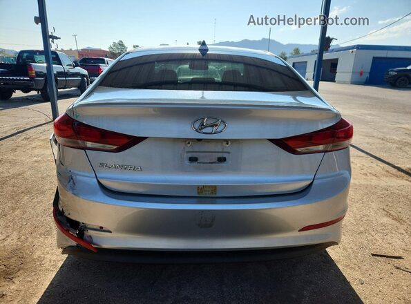 5NPD84LFXJH357854 2018 HYUNDAI ELANTRA Silver Вид ззаду