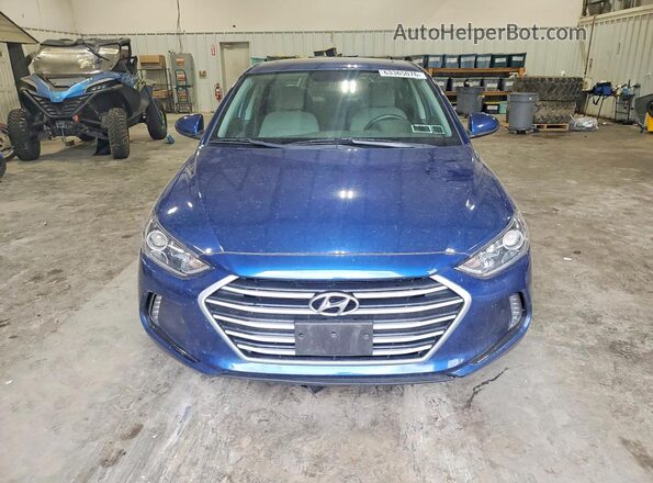 5NPD84LFXJH360592 2018 HYUNDAI ELANTRA Синий Вид спереди