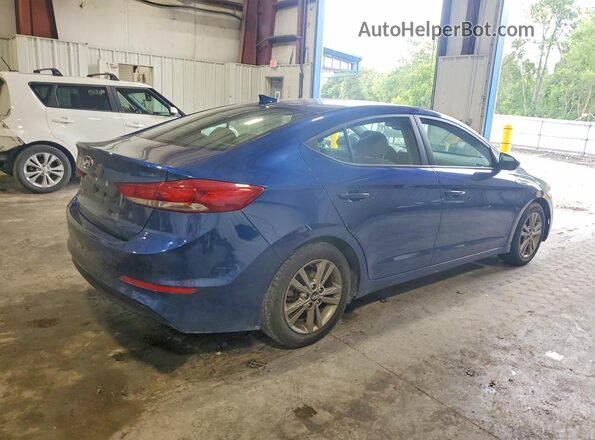 5NPD84LFXJH360592 2018 HYUNDAI ELANTRA Синий Задняя правая четверть