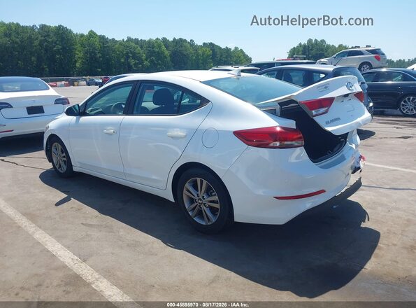 5NPD84LFXJH367798 2018 HYUNDAI ELANTRA White უკანა მარცხენა