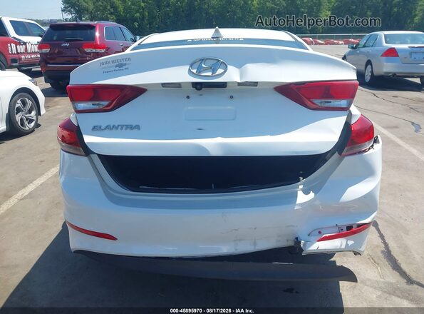 5NPD84LFXJH367798 2018 HYUNDAI ELANTRA White წინა ხედი