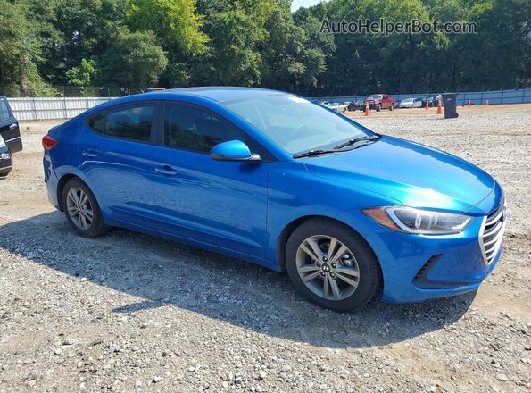 5NPD84LFXJH380485 2018 HYUNDAI ELANTRA Blue Front right