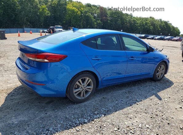 5NPD84LFXJH380485 2018 HYUNDAI ELANTRA Blue Rear right