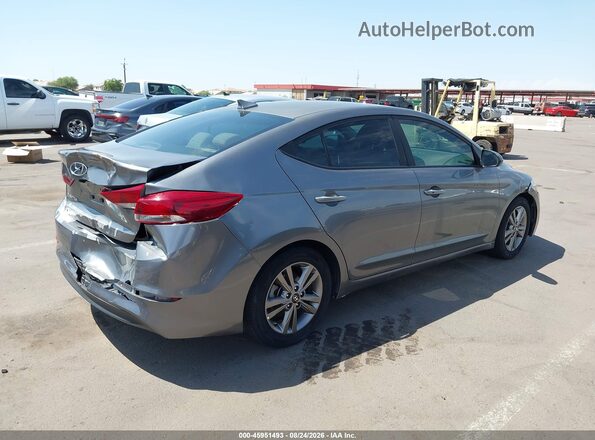 5NPD84LFXJH382768 2018 HYUNDAI ELANTRA Серый Задняя правая четверть