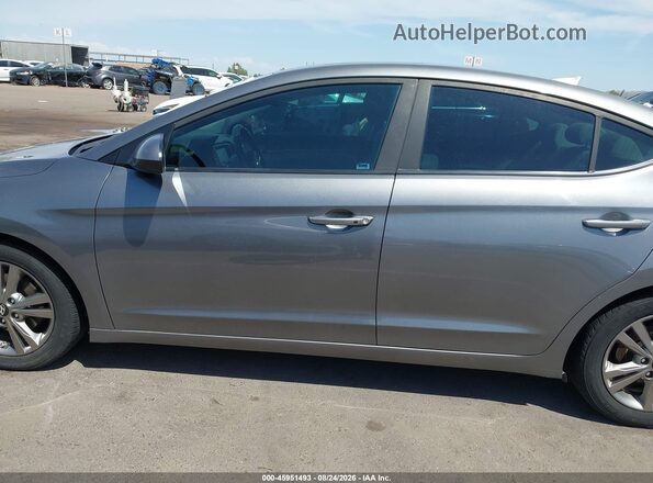 5NPD84LFXJH382768 2018 HYUNDAI ELANTRA Серый 