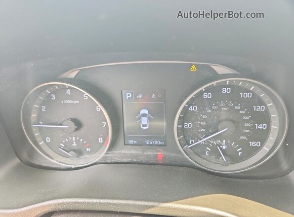 5NPD84LFXJH389400 2018 HYUNDAI ELANTRA Черный Вид щитка приборов