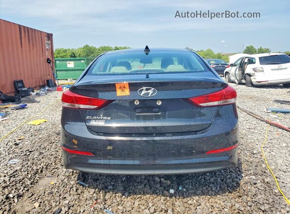 5NPD84LFXJH397044 2018 HYUNDAI ELANTRA Black Вид ззаду