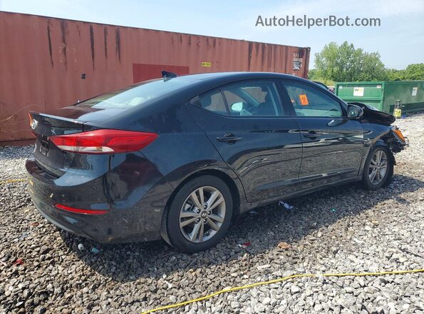 5NPD84LFXJH397044 2018 HYUNDAI ELANTRA Black Задня права чверть