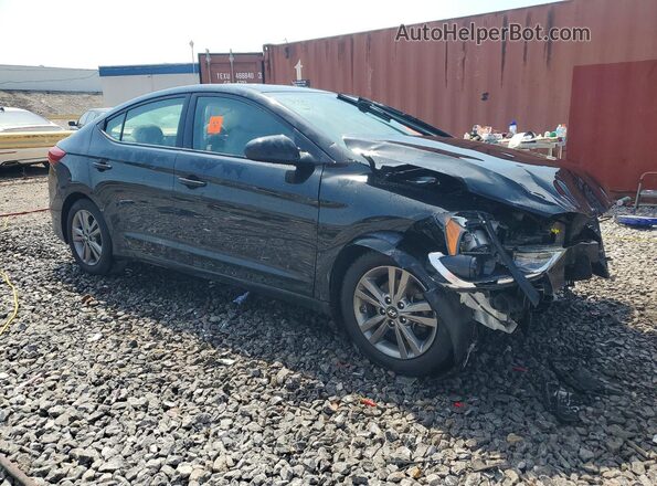 5NPD84LFXJH397044 2018 HYUNDAI ELANTRA Black Передня права чверть