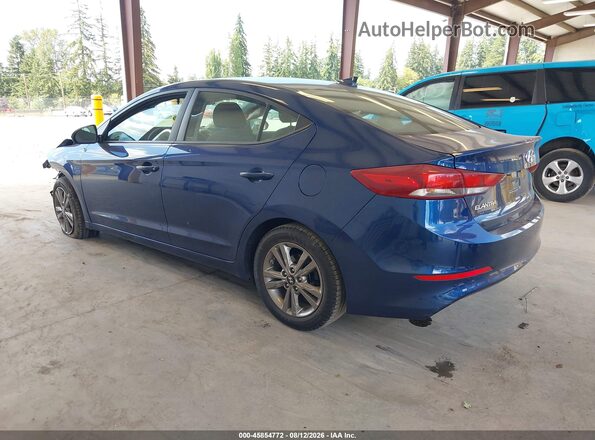 5NPD84LFXJH398324 2018 HYUNDAI ELANTRA Синий Задняя левая четверть