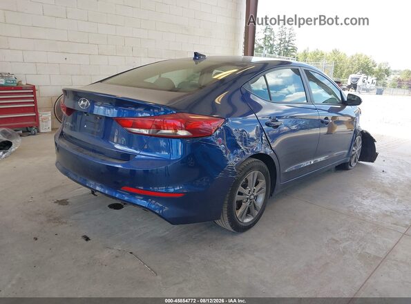 5NPD84LFXJH398324 2018 HYUNDAI ELANTRA Синий Задняя правая четверть