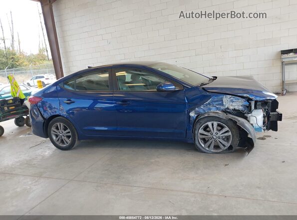 5NPD84LFXJH398324 2018 HYUNDAI ELANTRA Синий Панорамный вид салона 360°
