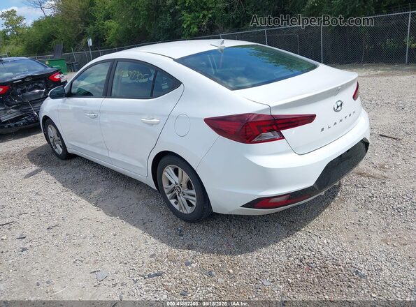 5NPD84LFXKH414605 2019 HYUNDAI ELANTRA Белый Задняя левая четверть