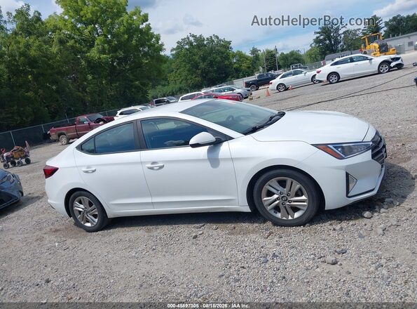 5NPD84LFXKH414605 2019 HYUNDAI ELANTRA Белый Панорамный вид салона 360°