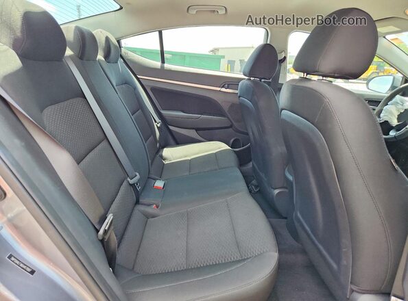 5NPD84LFXKH417097 2019 HYUNDAI ELANTRA Gray უკანა სავარძლების ხედი